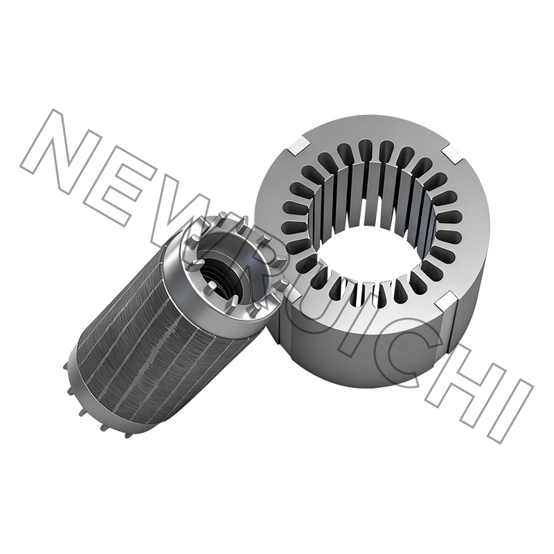 Lắp ráp lõi rôto và stato động cơ AC